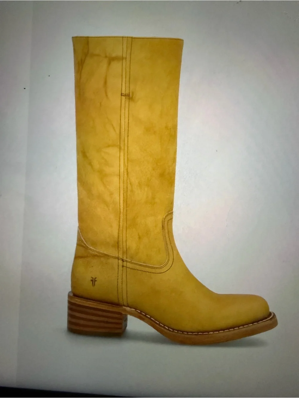 Frye Tall Yellow Suede Over-the-Knee Boots